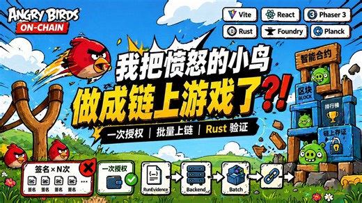 我把“愤怒的小鸟”做成了 Web3 链上游戏