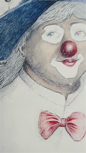 Clown Face Drawing | Emotional Art 🎭✏️