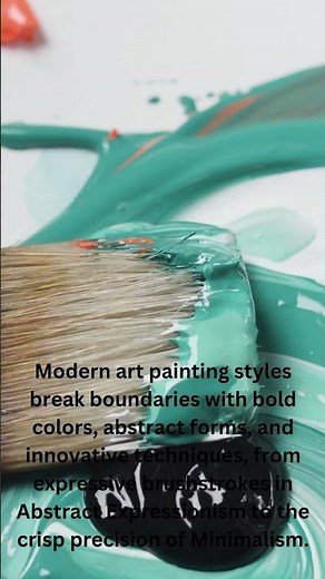 Modern art painting styles!!