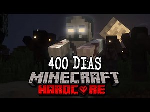 SOBREVIVÍ 400 Días en un APOCALIPSIS ZOMBIE en Minecraft HARDCORE... Y esto es lo que pasó