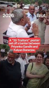 How a “20 traitors” poster turned into a Parliament banter.