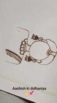 how to make a bride in simple way...💞💗