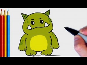(fast-version) How to Draw Ogre | Step by Step Tutorial For Kids