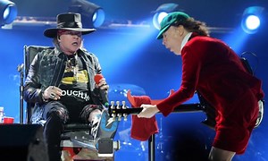 AC/DC perform Shoot to Thrill with new frontman Axl Rose – video