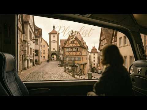 Playlist 여행의 추억 석양, 고성, 그리고 재즈 Golden Hour Drive through Castles | Romantic Road Jazz 플레이리스트