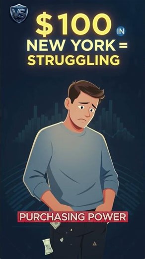 The Real Value of $100 in the USA 💸 #VersuScale #shorts #usa #statistics