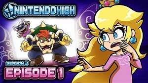 【熟肉/CC字幕】任天堂高中S3(EP 1) - 睡衣派对 | Nintendo High S3(Ep 1)-Slumber Party【同人动画/学paro】