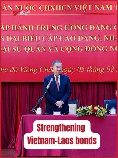 Meeting with Vietnamese Community in Laos