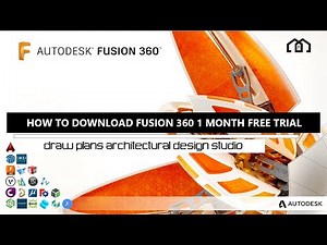 Autodesk Fusion 360 - How To Download a FREE 1 Month Trial - Fusion 360 2023 Free Download