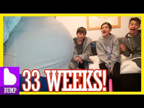 BABY BUMP UPDATE! 33 WEEKS! | KITTIESMAMA