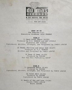 Tanya Louise - Deep In Yu (The Remixes E.P.)