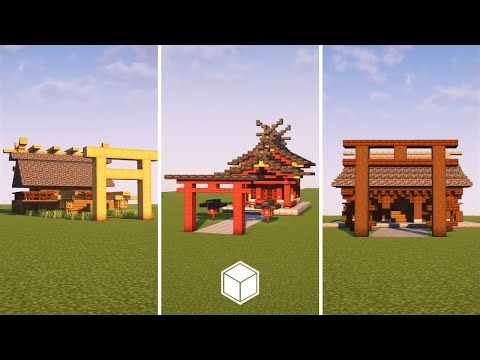 Small Japanese Shrines Tutorial | Minecraft