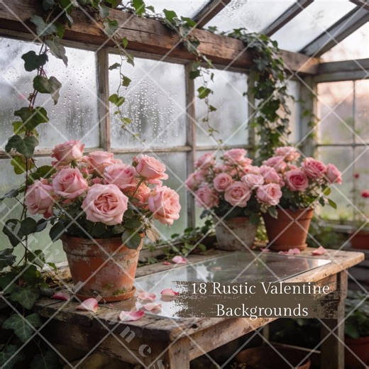 Rustic Valentine Background Bundle PNG, 18 Vintage Wedding Backdrops, Farmhouse Photography Props - Etsy