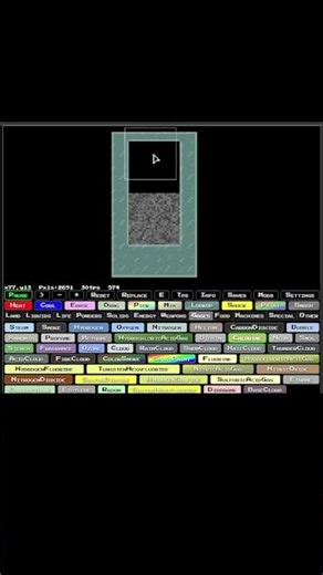 r74n - Sandboxels: Making salt (NaCl) from sodium (Na) and chlorine (Cl) [20°]