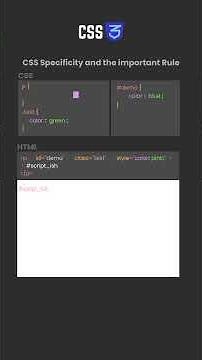 CSS Specificity and the Important Rule