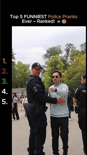 Top 5 FUNNIEST Police Pranks Ever – Ranked! 🚔🤣