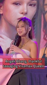 Angeli Khang, thankful tawaging Vivamax Queen. Watch her upcoming movie ‘UNANG TIKIM’, with Robb Guinto, and directed by Roman Perez Jr. #UnangTikim opens August 7 in cinemas nationwide. #Vivamax | Tatak Pelikula