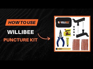 How to Repair a Tyre Puncture | WILLIBEE Puncture Kit Tutorial