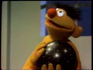 Classic Sesame Street - Ernie Prepares A Bath For The Rain And Uses Bert's Bowling Ball