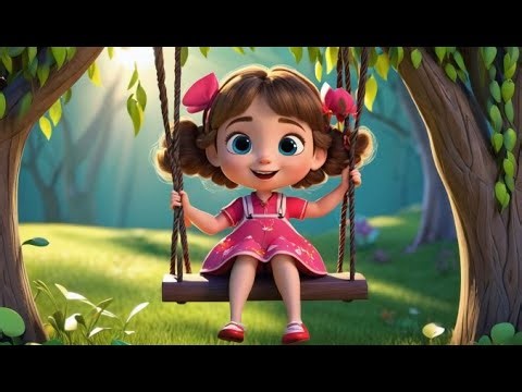 See Saw Margery Daw Willow Swing Ride Nursery Rhyme for Kids and Baby Songs