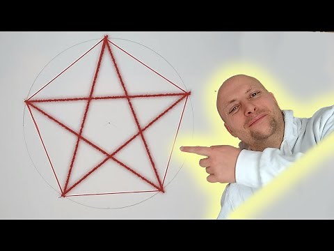Anleitung: Pentagramm oder Fünfeck zeichnen / Tutorial Stern mit 5 Zacken zeichnen
