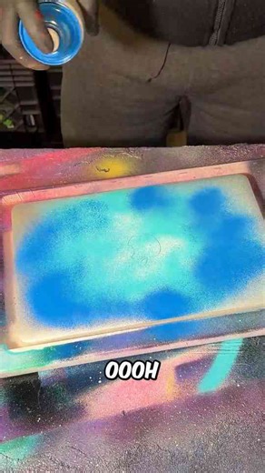 She asked a street artist to paint her laptop