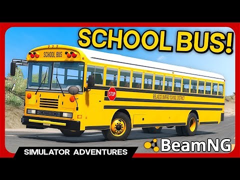 BeamNG's BEST School Bus Mod! - Wentward S3
