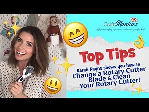 How to Change a Rotary Cutter Blade and Clean Your Cutter SAFELY!