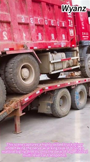 Truck Driving Hack! Loading Big Rig Onto Trailer 🌾🦀↓