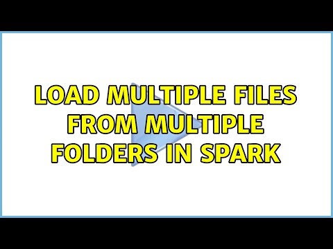 Load multiple files from multiple folders in spark