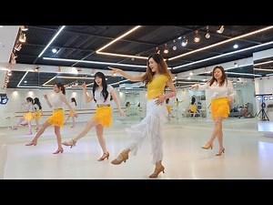 Bachata Bouke (High Beginner) line dance | Withus Korea, Seoul