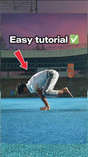 Crow pose easy tutorial ✅#shorts #youtubeshorts #calisthenics #fitnessmotivation #power #tutorial