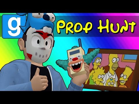 Gmod Prop Hunt - Hunting The Simpsons in 2014! (Garry's Mod Funny Moments)