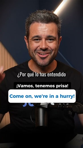 Cómo decir “TENEMOS PRISA” en inglés