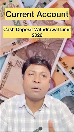 Current Account Cash Withdrawal Limit 2026 😱 | RBI New Rule #currentaccount #bank #news