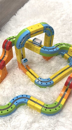 Rail Cube has entered the chat…and your playroom will never be the same. 🚂✨ Endless layouts, STEM learning, and major creativity unlocked. #railcube #toytrains #trains #stem