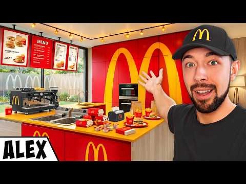 Nyitottam Egy Kamu McDonald's Éttermet a Házamban!