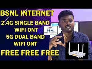 Free Dual Band WIFI ONT In BSNL Internet Packs | BSNL FTTH Broadband | ANBU TECH