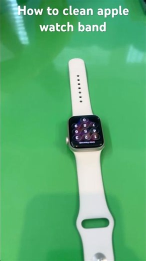 How to clean apple watch band #apple watch cleaning