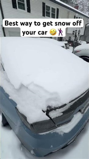 Best way to get snow off your car