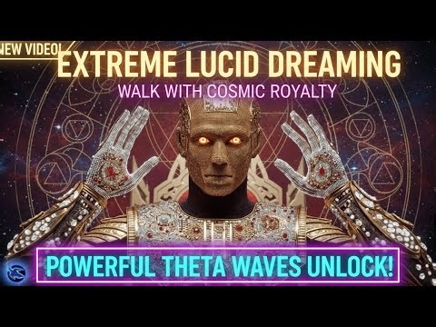EXTREME LUCID DREAMING: WALK WITH COSMIC ROYALTY | POWERFUL THETA WAVES