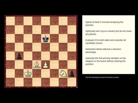 Deep Calculation Chess Puzzles #57