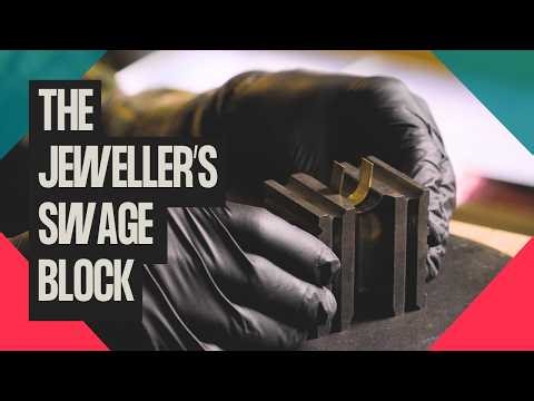 Jeweller’s Swage Block Basics for Beginners | U, V & Half-Round Grooves Explained #jewelrytips