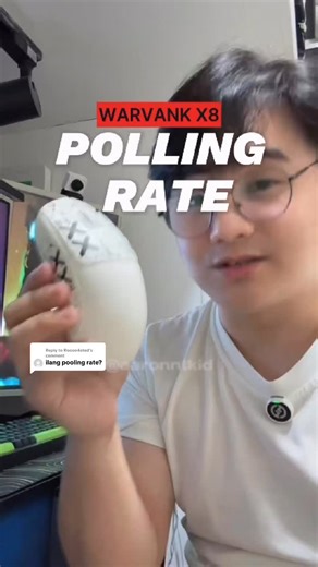 Polling Rate Test Warvank X8 #techtalk #gaming #peripherals https://s.shopee.ph/9Ka2bIoUYP | Aaron Val Aurelio