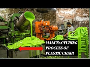 How plastic chairs are manufactured || How plastic chair is made