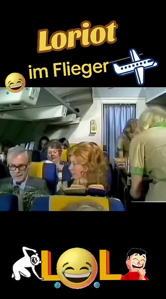 Loriot im Flieger – Komödie mit ausgezeichnetem Service