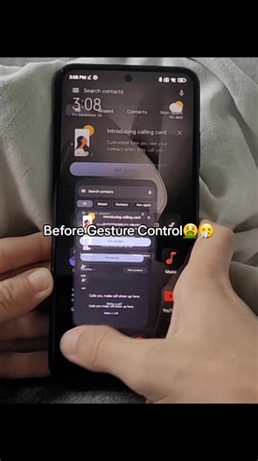 Gesture Control😍🤯 (60HZ) (Xiaomi Redmi Note 10S) #xiaomi #gesturecontrol #viral #techtok #redmi