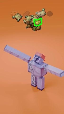 Minecraft satisfying 3D cloth and fluid simulation | Boys vs Girls Edition!