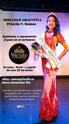 Victor Eduardo Pirelli Foit II on Instagram: "Por Favor 🙏 Me Ayudas a Compartir Infinitas Gracias y Bendiciones ♥️ 😘 🙏 😊 🙌 💕 ♥️ Mi Bella Modelo Priscila Naomi Ramos 💐 Staff Victor Eduardo Pirelli Foit Victor Eduardo Pirelli Foit II Staff Victor Pirelli Models @vikkopirelli Gano el Miss Gold Argentina y Ahora Representará a la Argentina en el Miss Gold Internacional en Perú 👉 el 22 de Enero 👉 Un Orgullo es Nuestra de Tartagal Salta Argentina!! Su Instagram es https://www.instagram.com/ra