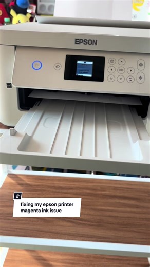 yay made some time to fix my printer!! the first time it took me like 10 tries. so excited to start printing again 🤩🎨 #epson #etsy #smallbusiness #partyfavors #epsonprinter